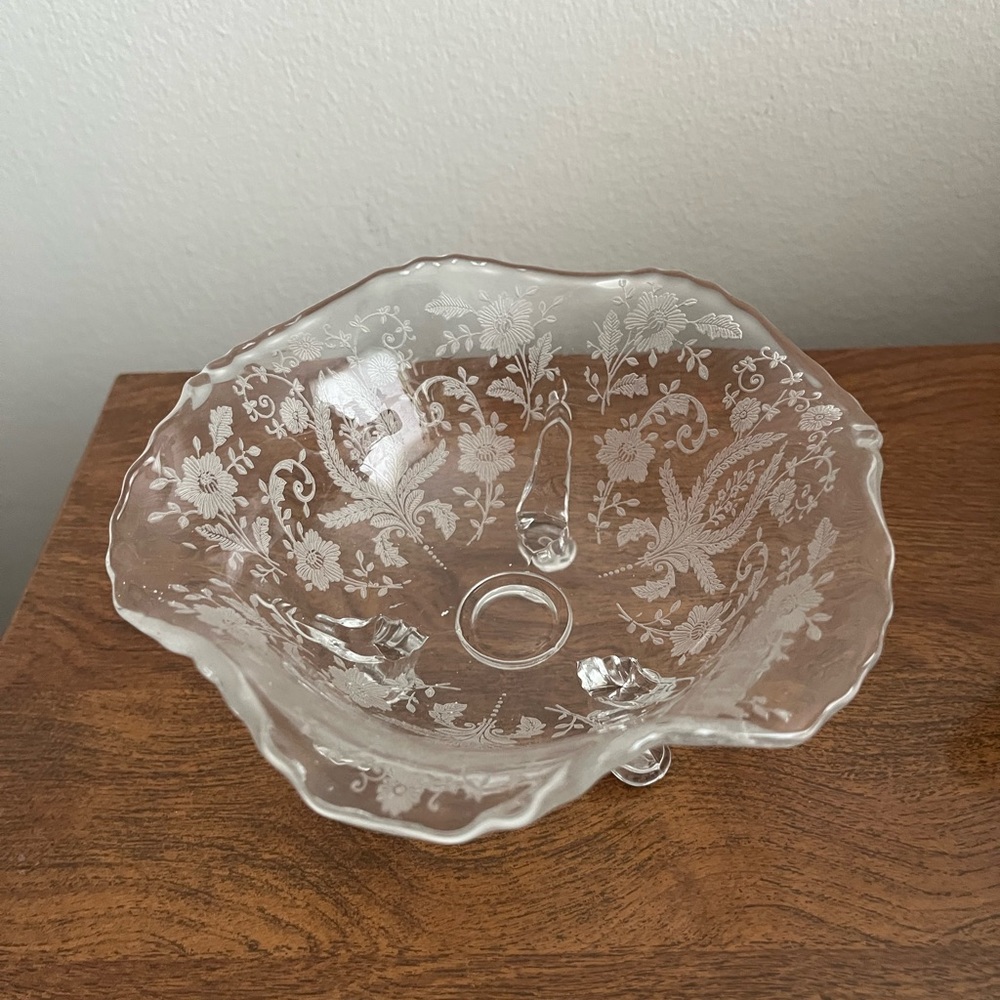 Fostoria Martinsville 3 Footed Bowl